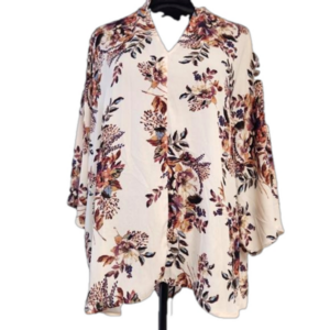 Andree by Unit flowy floral blouse size ML